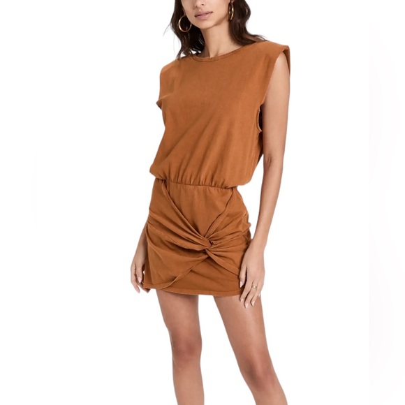 l*space Dresses & Skirts - L Space Mini Dress Jesse Twist Front Sleeveless Cotton Jersey Knit Sz Small NEW